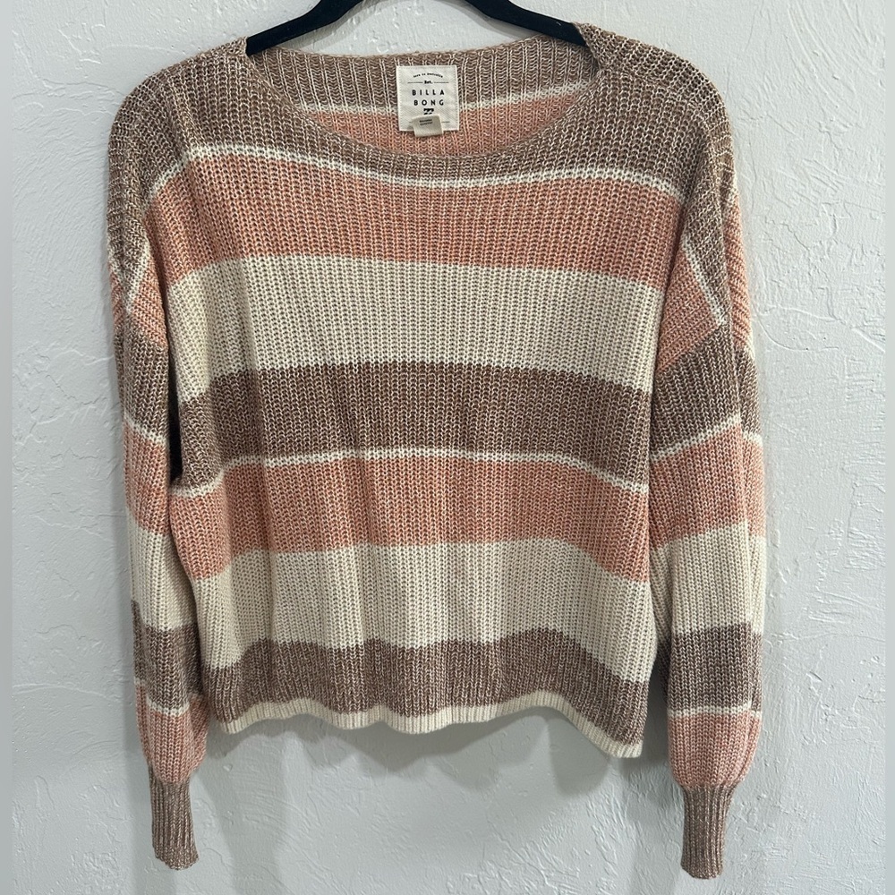 Billabong crop oversized sweater M